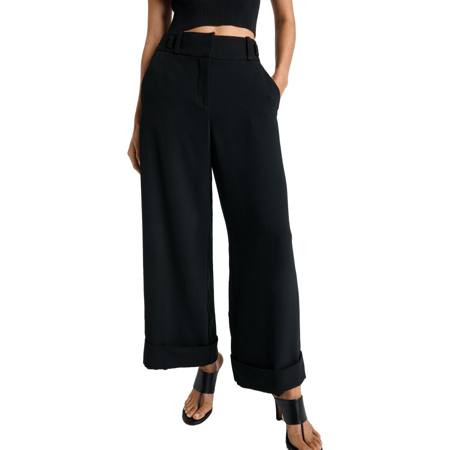 Cue Crepe Cropped Pant